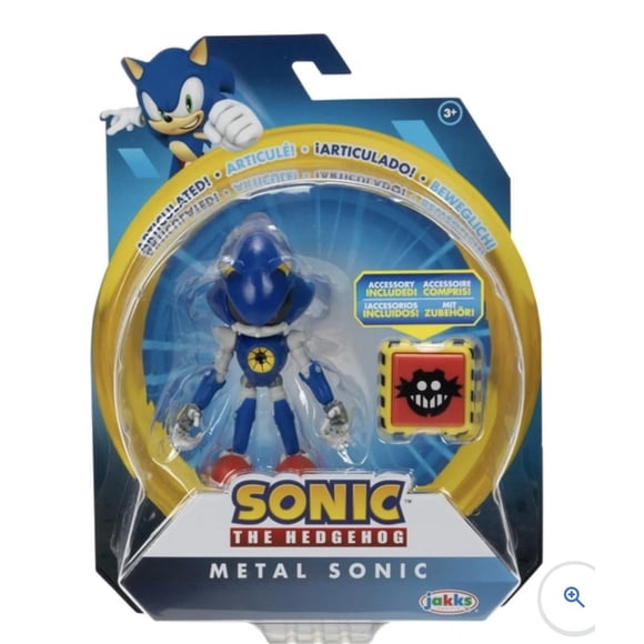 Figura Articulada Metálica de Metal Sonic de 4" de Sonic The Hedgehog