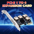 thumbnail image 1 of Multiplicador PCI-E X4 1 a 4+4 elevadores PCI-E 16X+4 adaptadores PCI-E 1X+cable 009S Ndcxsfigh Nuevos Originales, 1 of 9