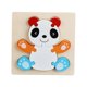 thumbnail image 1 of Rompecabezas de madera Montessori con forma de animal, bloques de construcción, rompecabezas de formas, juego de clasificación de animales, juguete educativo panda, 1 of 9