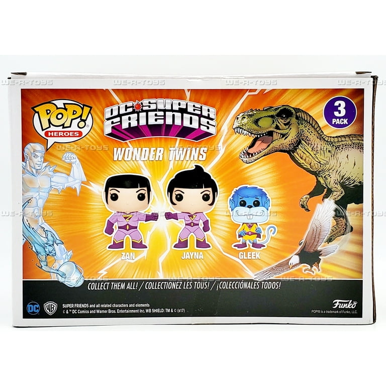 DC Super Hero Funko Pop! Heroes Wonder Twins 3-Pack Vinyl Figure
