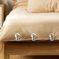 thumbnail image 1 of Fiudx Pinzas para Sujetar Colchas, Práctico Soporte para Sábanas, Diseño Seguro y Cómodo, Multiusos para Colchas, Fundas de Sofá, Cortinas y Alfombras, Juego de 6, Fácil Instalación., 1 of 7