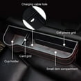 thumbnail image 5 of Car Seat Crevice Storage Box, Car Console Side Pocket Seat Gap Catcher Organiser PU Leather Car Slit Filler 1pcs, 5 of 9