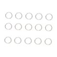 thumbnail image 4 of WHAMVOX 200Pcs Steel Craft Rings Key Rings Split Rings for Keychains Silver Circle Adults, 4 of 8