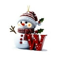 thumbnail image 2 of Adornos Navideños con Letras 2025, Colgante de Ciervo Navideño, Decoración de Madera para Mesa, Adornos Personalizados, 2 of 6