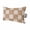 Beige, Tan, Cream, variant on Brown Beige Checkered Outdoor Pillows for Chaise Lounge Chair Waterproof Lumbar Pillows with Insert&Adjustable Elastic Strap Beach Headrest Pillow Modern Farmhouse Plaid Burlap Pool Pillow 11"x16"