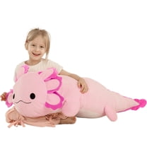 Tezituor 39.3'' Axolotl Stuffed Animal Large Plush Axolotl Pillow Plush Toy