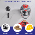 thumbnail image 5 of "Soporte Casco Motocicleta Y Guantes, Rotación 180 Grados Negro ", 5 of 5