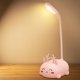 thumbnail image 1 of Mini lámpara de mesa de alce recargable por USB de noche LED de animales de dibujos animados decoración del dormitorio del hogar, 1 of 8