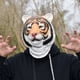 thumbnail image 5 of Disfraz de cabeza de tigre Engranaje de cabeza de tigre Accesorios de disfraz con cubierta de látex - Decoración de cabeza de tigre para mascarada de carnaval, 5 of 5