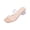 Rose Gold, variant on Silver Womens Silver Clear Slide Sandals Block Heel Open Toe 2026 Summer Trendy Transparent Shoes