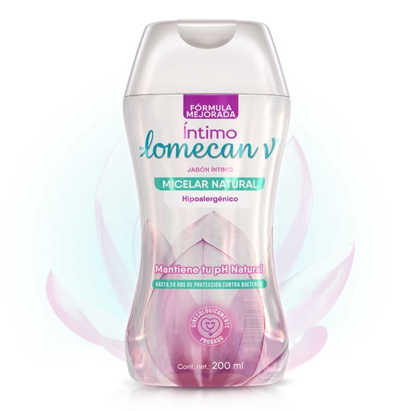 Shampoo íntimo Lomecan V Natural Micelar balancea PH 200 ml