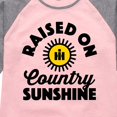 thumbnail image 3 of International Harvester - Raised On Country Sunshine - Youth Girls Raglan Graphic T-Shirt, 3 of 6