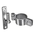 thumbnail image 4 of deevoka Gate Hinges Chain Link Fence Hardware Fence Post Thick Parts Gate Post Hinge 35mm, 4 of 9