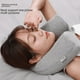 thumbnail image 3 of Almohada cilíndrica de espuma viscoelástica con forma de U que se puede doblar para viajes, almuerzos, cuello, cintura, 3 of 5