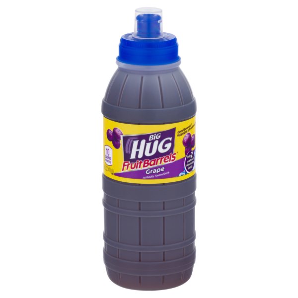 Big Hug Fruit Barrels Grape Naturally Flavored Drink, 16 Fl. Oz