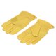 thumbnail image 2 of Guantes de piel de vaca con dedos completos, Protector de manos antidesgaste para trabajar, montar, escalar, jardinería, talla L, 2 of 5