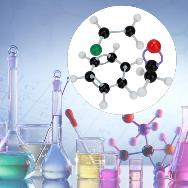 YLSHRF Organic Chemistry Model Kit, Molecule Modeling Kit, Chemistry Molecular Model Kit, Organic Model For Teaching For Building Molecules