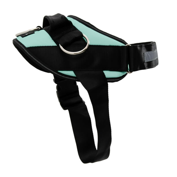 Arnés para perros ShawnCo Essential Seafoam M, reflectante, sin tirones