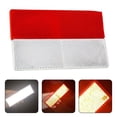 thumbnail image 3 of Cogfs Reflective Plastic Rectangular Safety Stickers for Cars / Trucks 2 Pcs, 3 of 12