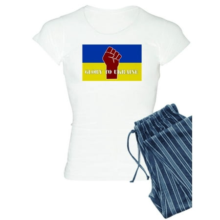 

CafePress - Glory To Ukraine Pajamas - Women s Light Pajamas