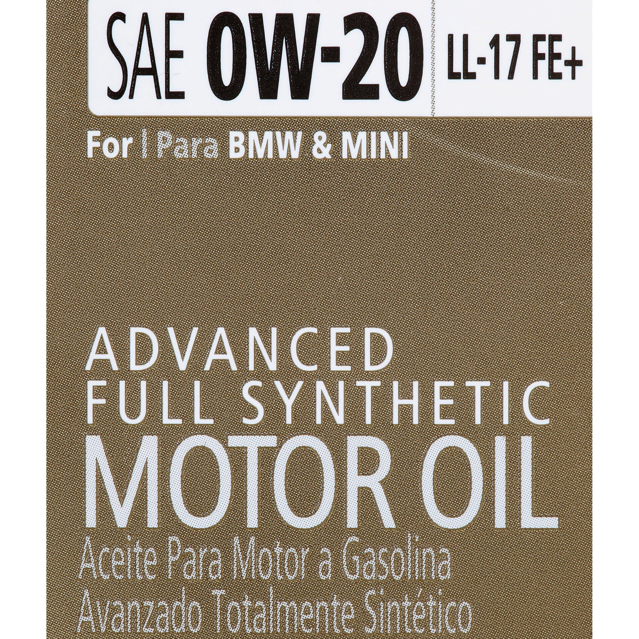 Castrol Edge 0W-20 LL-17 FE+ Advanced Full Synthetic Motor Oil, 1 Quart, Case of 6