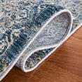 thumbnail image 5 of SAFAVIEH Valencia Maria Oriental Polyester Area Rug, Blue, 4' x 6'2", 5 of 8