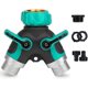 thumbnail image 1 of Garden Hose Splitter,2Way Garden Hose Connector Water Taps Distributor, 1 of 5