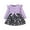 Purple, variant on Odeerbi Infant Girls Long Sleeve Rib Knit Floral Dress Spring Fall Cute Bow Princess Dresses Ruffled Round Neck A-Line Dress Infant Girls Clothes
