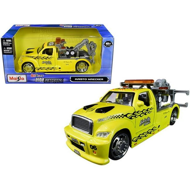 Maisto 32993y Maisto Wrecker Tow Truck Yellow Koolsville Taxi All