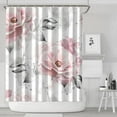 thumbnail image 2 of Waterproof Pioneer Shower Curtain 72x84 Inch Polyester Unique Cute Floral Shower Curtain for Bathroom Hotel Home Decor with 12 Plastic Hooks, 2 of 5