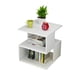 thumbnail image 5 of Mesa de centro pequeña y sencilla, moderna, para sala de estar, escritorio cuadrado, mesita de noche, decoración para el hogar, dormitorio (blanco), 5 of 7