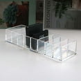 thumbnail image 2 of Data Cable Storage Box Transparent Split Storage Box Charging Cable Manager Desktop Large-Capacity Power Cable Sorting Box, 2 of 5