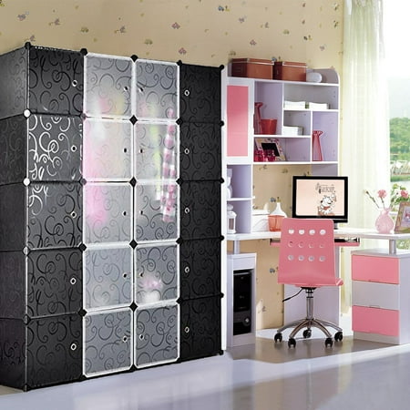 Kapas Multi Use Diy Plastic Wardrobe Storage Organiser 20 Cube