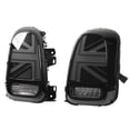 thumbnail image 4 of Luces traseras LED completas Union Jack con señales de giro secuenciales IP67 impermeables para Countryman F60 2017-2022 negro, 4 of 12