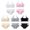 White+Pink+Beige+Black+Gray, variant on Girls’Bra Set,10PCS Girls Cotton Bralette and Underwear Panties Briefs