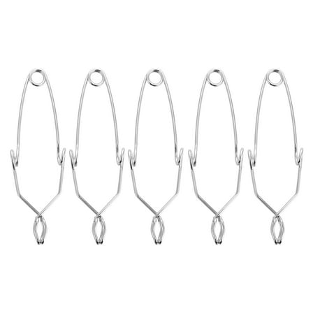 ITSELFER 5pcs Iron Clip Test Tube Clamp Test Tube Holder Lamboratory Clamps Tool