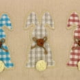 thumbnail image 3 of 18"x10" Plaid Bunnies Easter Pillow, 3 of 4