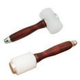 thumbnail image 2 of Nylon Hammer Mallet Wood Handle Leathercraft Punch ToolCowhide Punch Cutting Sewing Leather Carving Craft Hammer Tool (A), 2 of 6