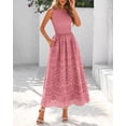 thumbnail image 2 of Vestido maxi en forma de A, casual, sin mangas, para mujer, de Dress Dowerme, 2 of 9