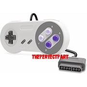 2 Pack Original Remote Controller for Super Nintendo SNES System Gamepad 6FT Cord