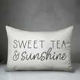thumbnail image 2 of Creative Products Sweet Tea & Sunshine White and Black 14x20 Indoor / Outdoor Pillow, 2 of 2