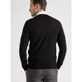 thumbnail image 2 of New European and American Men's Wool Sweater Woven Loose Solid Color Men's Long Sleeve Sweater Bottom Sweater, 2 of 5