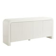 thumbnail image 6 of Waterflute Sideboard Cabinet in White Matte, 6 of 10