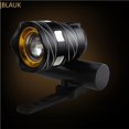thumbnail image 4 of Naiovety Faros de bicicleta Montar de noche Luz deslumbrante Linterna Montaña USB Recargable a prueba de agua Ciclismo negro Naiovety OD009388-02, 4 of 5
