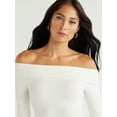 thumbnail image 4 of Sofia Jeans Women's Seamlessly Smoothing Off the Shoulder Bodysuit, Sizes XS-2XL, 4 of 6