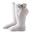 thumbnail image 3 of Douhoow 0-2Y Infant Girl Summer Socks Baby Solid Color Breathable Knee High Socks, 3 of 4