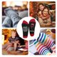 thumbnail image 2 of Calcetines estampados con Letras navideñas Ticfox Calcetines casuales de Alta capacidad, 2 of 3