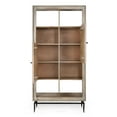 thumbnail image 4 of Gild Design House Camilo 72" High 2 Door Accent Cabinet in Grey/Brown, 4 of 4