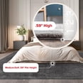 thumbnail image 2 of Alfombra NuLoom Cozy Plush Superior Wash Loni, blanca, 150 x 240 cm, 2 of 6