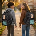 thumbnail image 2 of Jeiento Boys Girls Elementary School Backpack 17 Inch Large Capacity Capybara Math School Backpack, Lightweight Adjustable Strap Daypack for Travel Hiking Back to School Supplies, 2 of 7